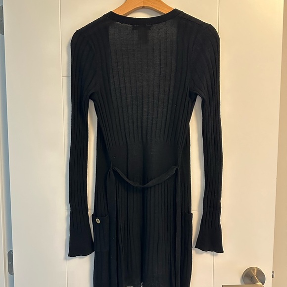 Marciana ribbed/knit long cartigan size XS - Picture 3 of 9